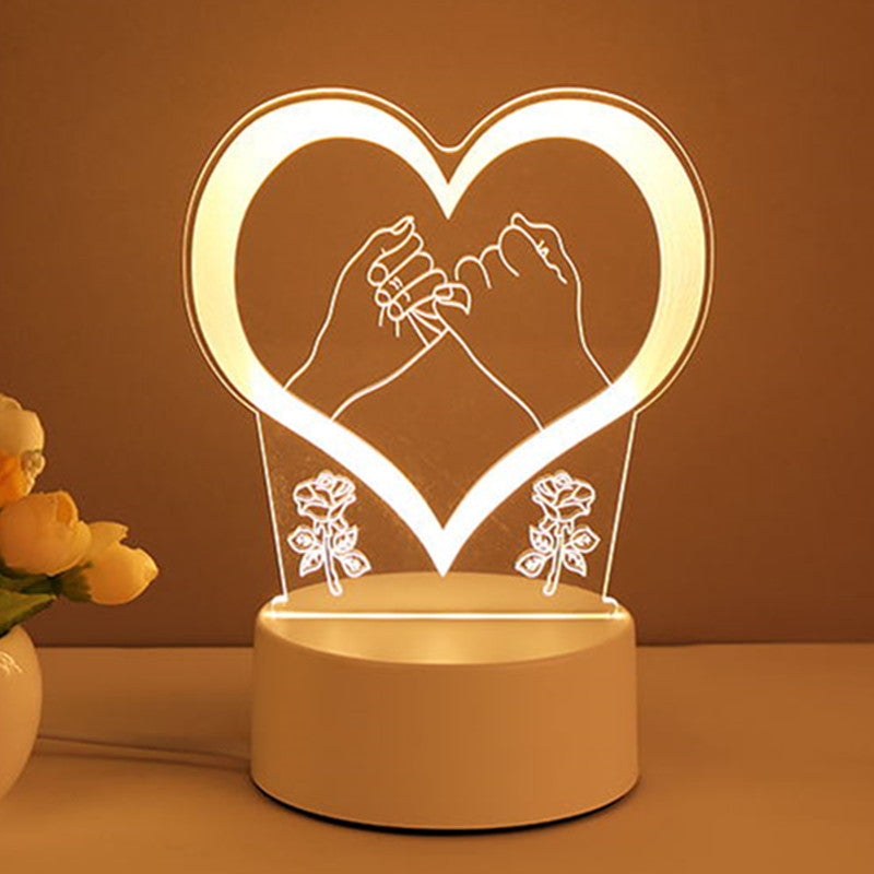3D Lamp USB LED Night Lights Neon Sign Lamp