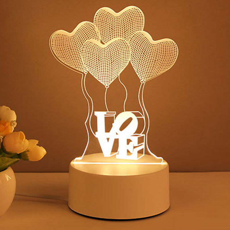 3D Lamp USB LED Night Lights Neon Sign Lamp