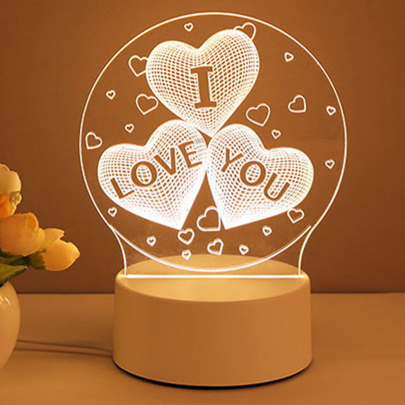 3D Lamp USB LED Night Lights Neon Sign Lamp